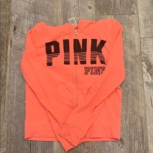 PINK zip hoodie